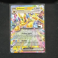 Jolteon ex Play! Pokemon Prize Pack 030/131 Promo Card Near Mint / Mint - Image 1