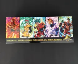 Dragon Ball Super Card Game Fusion World 1st Anniversary set Bandai unopened - Image 1