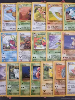 COMPLETE Pokemon JUNGLE Set 32-Card UNCOMMON/COMMON Non-Holo 64 - Image 3