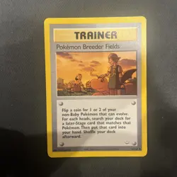 Pokemon Card Pokemon Breeder Fields 62/64 Neo Revelation - LP - Image 1