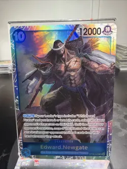 Edward Newgate OP08-043 (Super Rare) Two Legends ONE PIECE Card NM English - Image 1