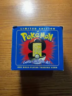 Pokemon 23k Gold Plated Trading Card JIGGLYPUFF Sealed In Box - Image 2