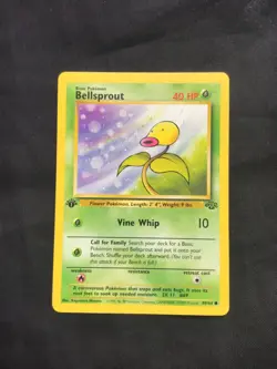 Pokemon Cards: Jungle 1st Edition Common: Bellsprout 49/64 - Image 1
