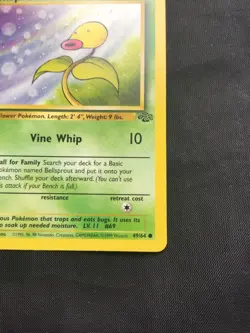 Pokemon Cards: Jungle 1st Edition Common: Bellsprout 49/64 - Image 4