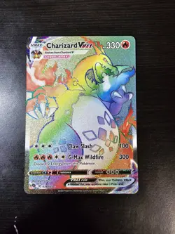 Pokemon TCG Charizard VMAX Champions Path Secret Rainbow Rare Card - Image 1