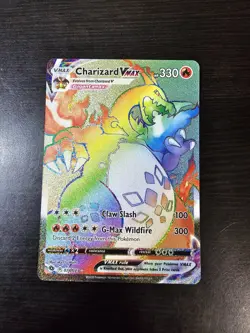 Pokemon TCG Charizard VMAX Champions Path Secret Rainbow Rare Card - Image 1