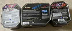 Pokemon TCG - x3 empty tins + Articuno promo card SWSH282 - Umbreon Crown Zenith - Image 5