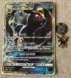 Pokemon TCG - Umbreon Premium Collection - Accessories Jumbo card SM36 Pin Coin - Image 1