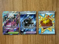 3x Full Art Trainer Cards Mega Evolutions & Phantasmal Flames 116 121 166 - Image 1