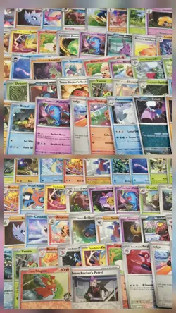 Pokemon TCG Destined Rivals Bulk 125 Card Set Holos and Reverse Foils Only - Image 1