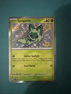 Sprigatito 076 SV: Scarlet & Violet Black Star Promo Pokemon Card Mint - Image 1