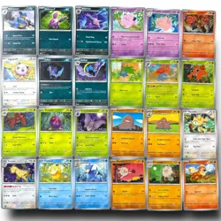 Pokemon 151 Common & Uncommon COMPLETE BASE Set 128 Cards NM - Image 4