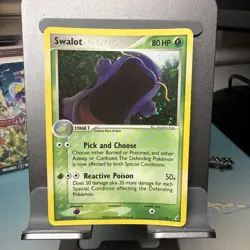 Pokemon Card Swalot 11/100 EX Crystal Guardians Holo Near mint - Image 1