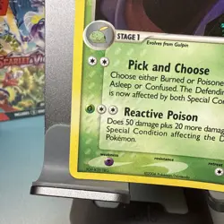 Pokemon Card Swalot 11/100 EX Crystal Guardians Holo Near mint - Image 4