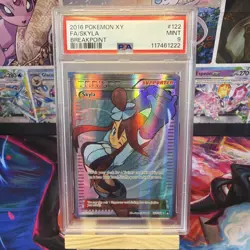 Pokemon TCG Skyla Breakpoint Trainer Full Art Ultra Rare Holo Card PSA 9 - Image 1