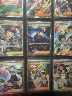 Pokemon TCG Full Art Trainer card Lot 10x SWSH Scarlet Violet NM - LP+ - Image 2
