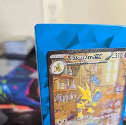 Alakazam ex 201/165 Sv: Scarlet & Violet 151 Full Art Holo Pokemon Trading Card - Image 2