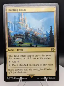 Starting Town Regular Rare: Final Fantasy MTG (NM) - Image 1
