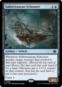 Subterranean Schooner NM RARE The Lost Caverns of Ixalan [LCI] MTG Mint Regular - Image 1