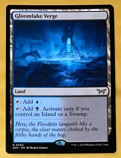 MTG - Duskmourn: House of Horrors - Gloomlake Verge Regular Rare 260 Unplayed - Image 2
