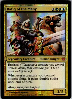 Rafiq of the Many From the Vault: Legends Promo MP Magic: The Gathering Foil - Image 1