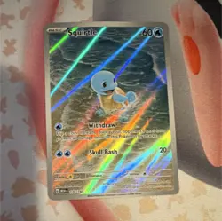 Pokemon TCG Squirtle 170/165 Scarlet & Violet 151 Holo Card 2023 English - Image 1