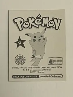 Charmeleon Merlin Pokemon Album Stickers Silver Prism #S3 1999 NM - Image 2