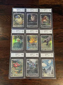 Pokemon Vstar Universe AR 201-209 GOD PACK - FULL SET All PGS 10 GEM MT PSA BGS - Image 1