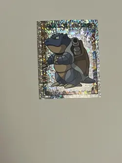 Blastoise Merlin Pokemon Album Stickers Silver Prism #S4 1999 NM - Image 3