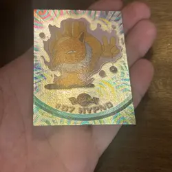 2000 Topps L Pokemon TV Animation Edition Series 2 Hypno #9 Foil Holo - Image 4