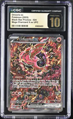 Oricorio ex 2025 Pokemon Black Star Promos CGC 10 #024 - Image 1