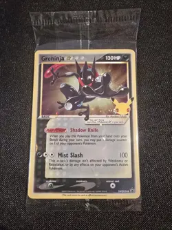 Pokemon TCG Greninja Gold Star SWSH144 Celebration Promo Sealed - Image 1