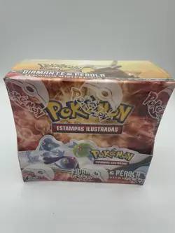Pokemon Diamond and Pearl Mysterious Treasures Booster Box Portuguese Sealed - Image 1
