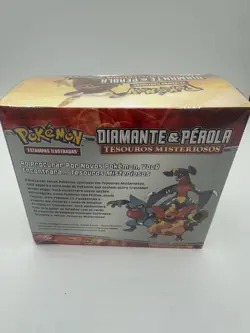 Pokemon Diamond and Pearl Mysterious Treasures Booster Box Portuguese Sealed - Image 2