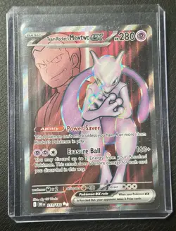 Pokemon TCG Team Rockets Mewtwo EX 213/182 Destined Rivals Full Art - NM/Mint - Image 1