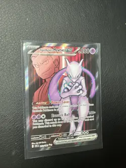 Pokemon TCG Team Rockets Mewtwo EX 213/182 Destined Rivals Full Art - NM/Mint - Image 5