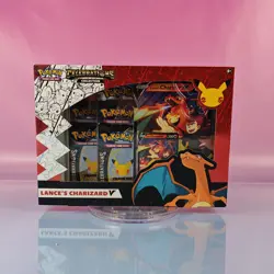 POKEMON CELEBRATIONS LANCE'S CHARIZARD V COLLECTION ENGLISH OVP - Image 1