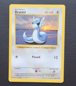 Dratini 26/102 Shadowless - Base Set Pokemon TCG - LP - Image 1