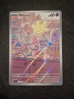 Milcery 152/142 Pokemon TCG Stellar Crown Illustration Rare Holo - Image 1