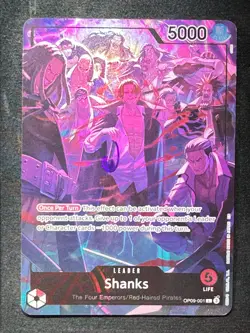 Shanks (English Version 2nd Anniversary Set) OP09-001 One Piece (A-) - Image 1