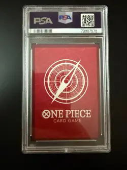 ONE PIECE - OP 03 - JP - PSA 10 Pillars of Strength Rob Lucci OP03-076 Leader - Image 2