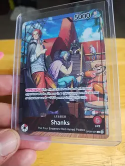 Shanks (2025 PSA Magazine Promo) OP09-001 One Piece Promotion Cards Foil - Image 2