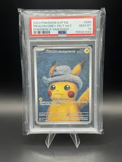 Pikachu With Grey Felt Hat SVP 085 Pokemon Van Gogh Promo Card PSA 10 GEM MINT⚡ - Image 1