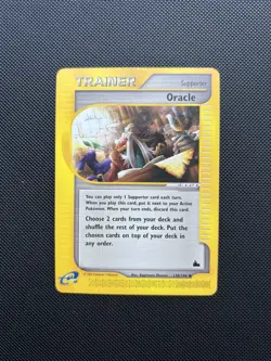 Pokemon Card Skyridge Oracle 138/144 E Series Pokemon TCG - Image 1