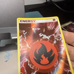 Pokemon TCG Fire Energy Holon Phantoms Reverse Holo Rare Card 106/110 2006 NM - Image 4