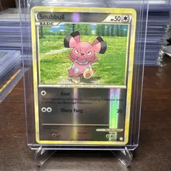 SNUBBULL - 82/123 - HeartGold SoulSilver HGSS - Reverse Holo - Pokemon Card - NM - Image 1