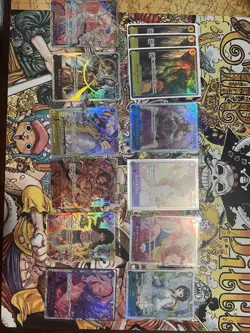One Piece Japanese Lot 13 Card Lot - Image 1