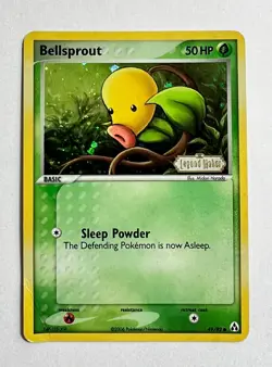 Bellsprout 49/92 Reverse Holo Stamped Pokemon Card 2006 EX Legend Maker MP/HP - Image 1