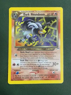 Dark Houndoom 7/105 Neo Destiny Holo Rare Pokemon TCG Card - HP - Image 1
