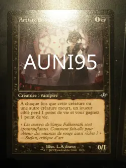 mtg magic blood artist retro FRENCH vf fr Artiste de sang avacyn restored - Image 1